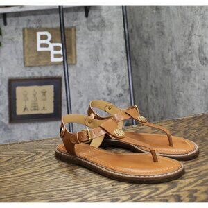 Tommy Hilfiger Womens Bennia Thong Sandals TWBENNIA Light Brown 7.5M